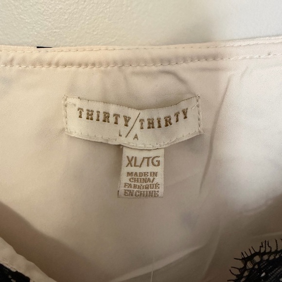 Polka Dot Maxi Dress Black and Cream - Picture 3 of 4